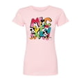 thumbnail image 1 of Disney - Mickey Type - Juniors Fitted Short Sleeve Graphic T-Shirt, 1 of 3