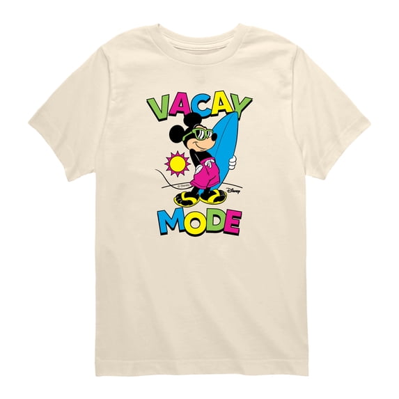 Disney - Mickey Vacay Mode - Toddler Boys Short Sleeve Graphic T-Shirt