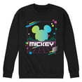 thumbnail image 1 of Disney - Mickey Vaporwave Sunset - Men's Crew Neck Fleece Pullover, 1 of 4