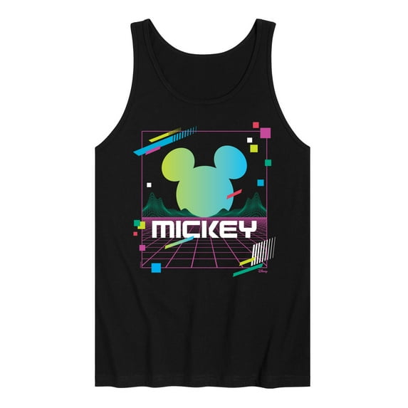 Disney - Mickey Vaporwave Sunset - Men's Jersey Tank Top