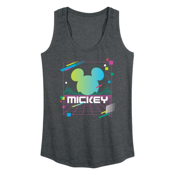 Disney - Mickey Vaporwave Sunset - Women's Racerback Tank Top