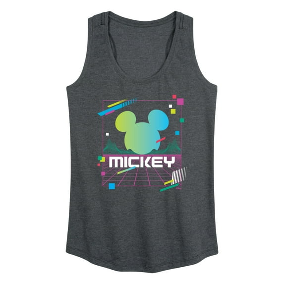 Disney - Mickey Vaporwave Sunset - Women's Racerback Tank Top