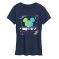 thumbnail image 1 of Disney - Mickey Vaporwave Sunset - Women's Short Sleeve Graphic T-Shirt, 1 of 5