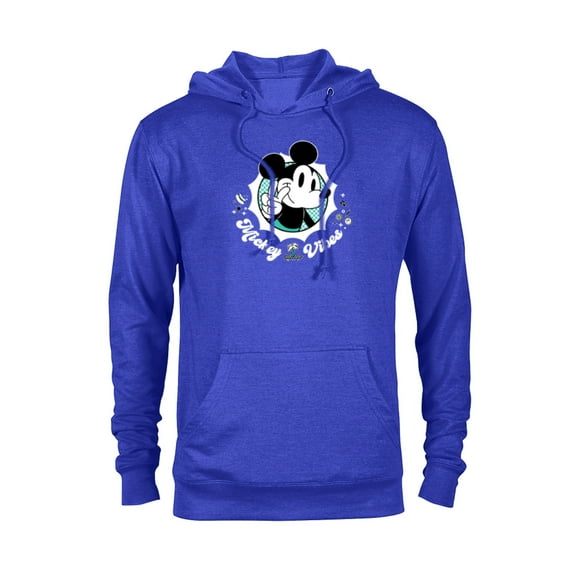 Disney Mickey Vibes Retro Cool - Pullover Hoodie for Adults - Customized-Royal