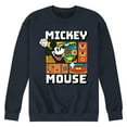thumbnail image 1 of Disney - Mickey Wave Form - Men's Crew Neck Fleece Pullover, 1 of 5