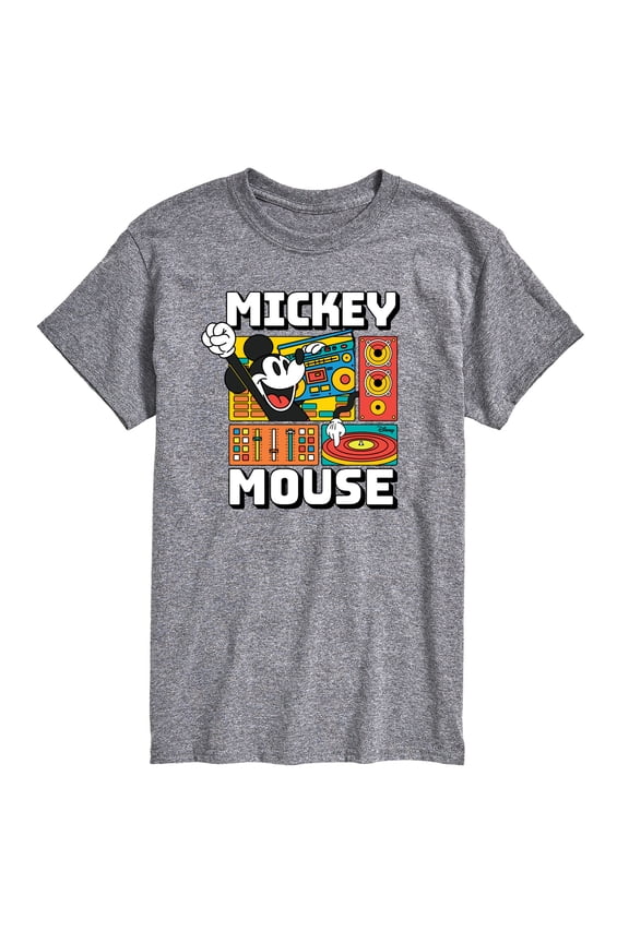 - Mickey Wave Form - Men's Short Sleeve Graphic T-Shirt