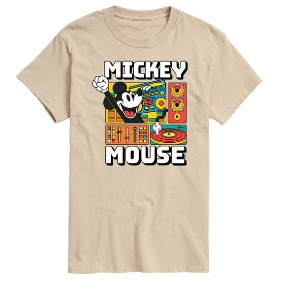 Disney - Mickey Wave Form - Men's Short Sleeve Graphic T-Shirt