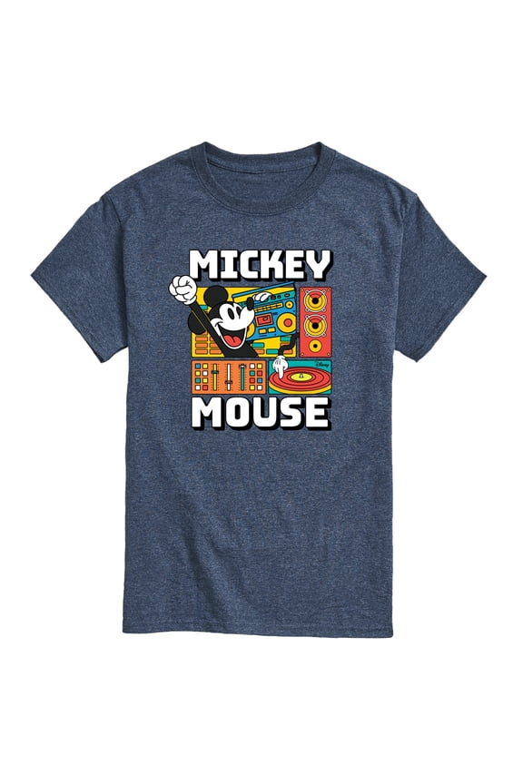 - Mickey Wave Form - Men's Short Sleeve Graphic T-Shirt