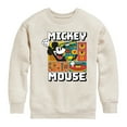 thumbnail image 1 of Disney - Mickey Wave Form - Toddler & Youth Crewneck Fleece Sweatshirt, 1 of 5