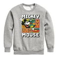 thumbnail image 1 of Disney - Mickey Wave Form - Toddler & Youth Crewneck Fleece Sweatshirt, 1 of 5