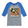 thumbnail image 1 of Disney - Mickey Wave Form - Toddler & Youth Raglan Graphic T-Shirt, 1 of 4