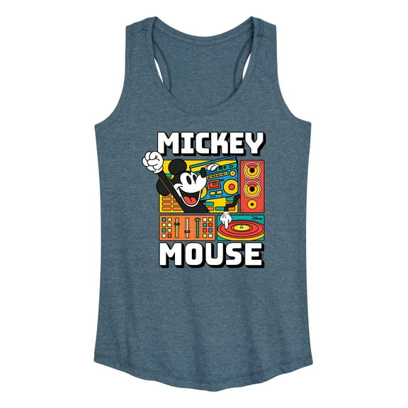 Disney - Mickey Wave Form - Women's Racerback Tank Top