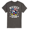 thumbnail image 1 of Disney - Mickey Waving Flag USA - Men's Short Sleeve Graphic T-Shirt, 1 of 5