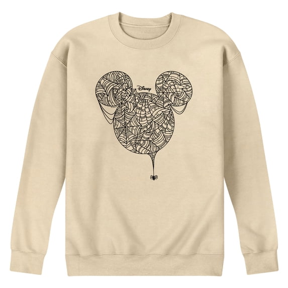 Disney - Mickey Web Head - Men's Crew Fleece Sweatshirt