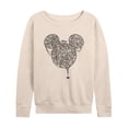 thumbnail image 1 of Disney - Mickey Web Head - Women's French Terry Long Sleeve Pullover, 1 of 4