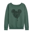 thumbnail image 1 of Disney - Mickey Web Head - Women's French Terry Long Sleeve Pullover, 1 of 4