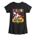 thumbnail image 1 of Disney - Mickey - Welcome To My Birthday Party - Toddler & Youth Girls Short Sleeve T-Shirt, 1 of 5