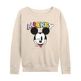 thumbnail image 1 of Disney - Mickey Wink - Women's French Terry Long Sleeve Pullover, 1 of 4