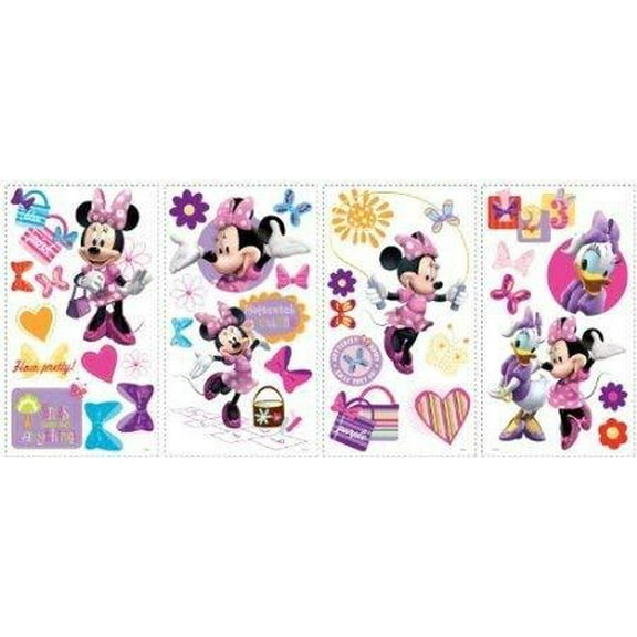 Disney 'Mickey & Friends' Minnie Bow-tique Wall Decal Cutouts 18'x40'