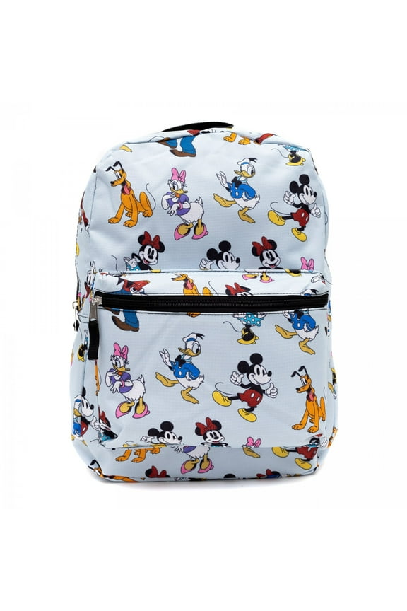 Disney Mickey and Friends All Over Print 16 Backpack