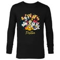 thumbnail image 1 of Disney Mickey and Friends Always Positive - Long Sleeve T-Shirt for Men - Customized-Black, 1 of 5