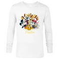 thumbnail image 1 of Disney Mickey and Friends Always Positive - Long Sleeve T-Shirt for Men - Customized-White, 1 of 5