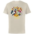 thumbnail image 1 of Disney Mickey and Friends Always Positive - Short Sleeve Cotton T-Shirt for Adults - Customized-Natural, 1 of 5