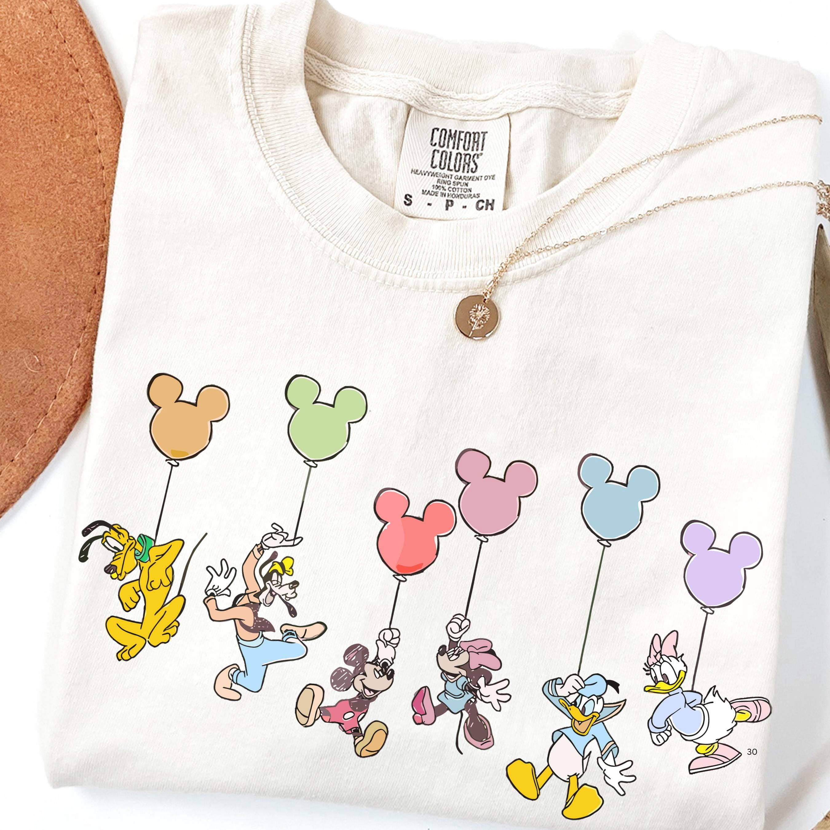 Disney Mickey and Friends Balloon Tee, Mickey and Co Balloon Shirt ...