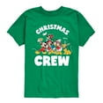 thumbnail image 1 of Disney - Mickey and Friends Christmas Crew - Toddler & Youth Short Sleeve Graphic T-Shirt, 1 of 4