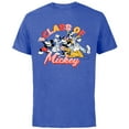 thumbnail image 1 of Disney Mickey and Friends Class of Mickey Graduation - Short Sleeve Cotton T-Shirt for Adults - Customized-Royal Heather, 1 of 5