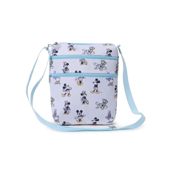 Disney Mickey Mouse Pastel Crossbody Bag Faux Leather Travel Mini Purse Women