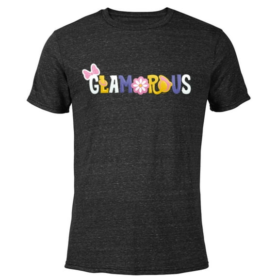 Disney Mickey and Friends Daisy Duck Glamorous - Short Sleeve Blended T-Shirt for Adults - Customized-Black