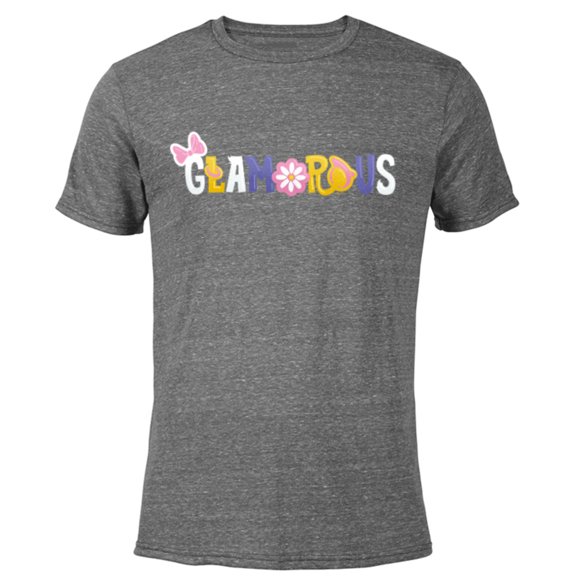 Disney Mickey and Friends Daisy Duck Glamorous - Short Sleeve Blended T-Shirt for Adults - Customized-Dark Heather