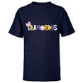 thumbnail image 1 of Disney Mickey and Friends Daisy Duck Glamorous - Short Sleeve T-Shirt for Kids - Customized-Navy, 1 of 5