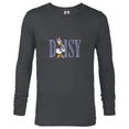 thumbnail image 1 of Disney Mickey and Friends Daisy Duck Lettering Classic - Long Sleeve T-Shirt for Men – Customized-Charcoal Heather, 1 of 5
