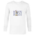 thumbnail image 1 of Disney Mickey and Friends Daisy Duck Lettering Classic - Long Sleeve T-Shirt for Men – Customized-White, 1 of 5