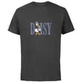 thumbnail image 1 of Disney Mickey and Friends Daisy Duck Lettering Classic - Short Sleeve Cotton T-Shirt for Adults - Customized-Charcoal, 1 of 5