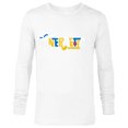 thumbnail image 1 of Disney Mickey and Friends Donald Duck Energetic - Long Sleeve T-Shirt for Men - Customized-White, 1 of 5