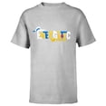 thumbnail image 1 of Disney Mickey and Friends Donald Duck Energetic - Short Sleeve T-Shirt for Kids - Customized-Athletic Heather, 1 of 5