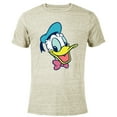 thumbnail image 1 of Disney Mickey and Friends Donald Duck Face - Short Sleeve Blended T-Shirt for Adults - Customized-Yellow, 1 of 5