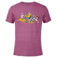 thumbnail image 1 of Disney Mickey and Friends Easter Egg Hunt - Short Sleeve Blended T-Shirt for Adults - Customized-Purple, 1 of 5