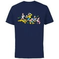 thumbnail image 1 of Disney Mickey and Friends Easter Egg Hunt - Short Sleeve Cotton T-Shirt for Adults - Customized-Navy, 1 of 5