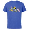 thumbnail image 1 of Disney Mickey and Friends Easter Egg Hunt - Short Sleeve Cotton T-Shirt for Adults - Customized-Royal Heather, 1 of 5