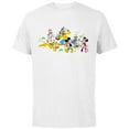 thumbnail image 1 of Disney Mickey and Friends Easter Egg Hunt - Short Sleeve Cotton T-Shirt for Adults - Customized-White, 1 of 5