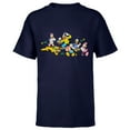 thumbnail image 1 of Disney Mickey and Friends Easter Egg Hunt - Short Sleeve T-Shirt for Kids - Customized-Navy, 1 of 5
