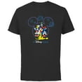 thumbnail image 1 of Disney Mickey and Friends Fireworks Our Disney Family Trip - Short Sleeve Cotton T-Shirt for Adults - Customized-Black, 1 of 5