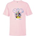 thumbnail image 1 of Disney Mickey and Friends Fireworks Our Disney Family Trip - Short Sleeve T-Shirt for Kids - Customized-Soft Pink, 1 of 5