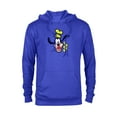thumbnail image 1 of Disney Mickey and Friends Goofy Happy Face - Pullover Hoodie for Adults - Customized-Royal, 1 of 5
