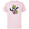 thumbnail image 1 of Disney Mickey and Friends Goofy Happy Face - Short Sleeve Cotton T-Shirt for Adults - Customized-Soft Pink, 1 of 5