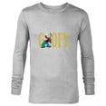 thumbnail image 1 of Disney Mickey and Friends Goofy Lettering Classic - Long Sleeve T-Shirt for Men – Customized-Athletic Heather, 1 of 5